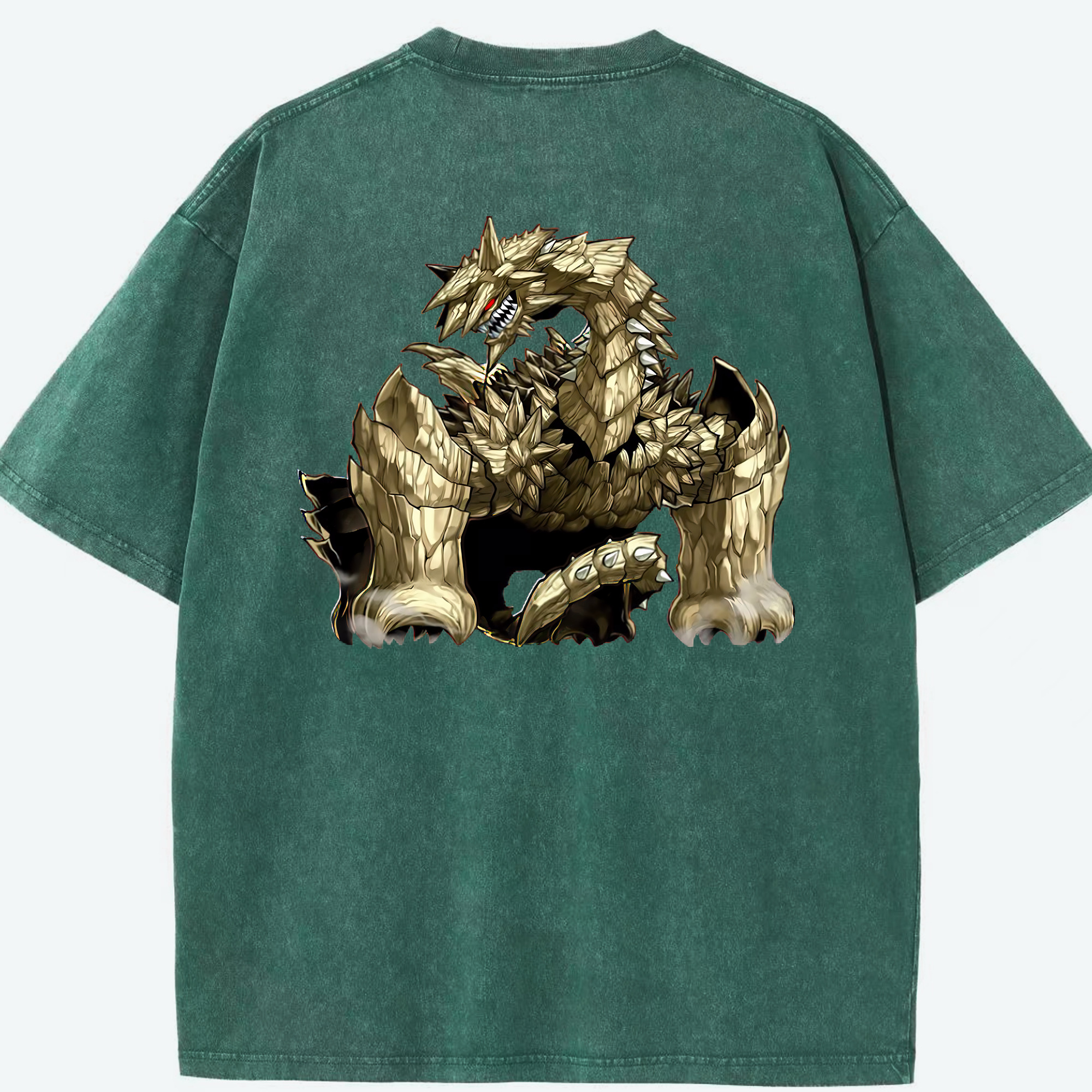 （画像用） 遊☆戯☆王 Yu-Gi-Oh! 綿100% ヴィンテージ風 半袖Tシャツ（背面プリント）